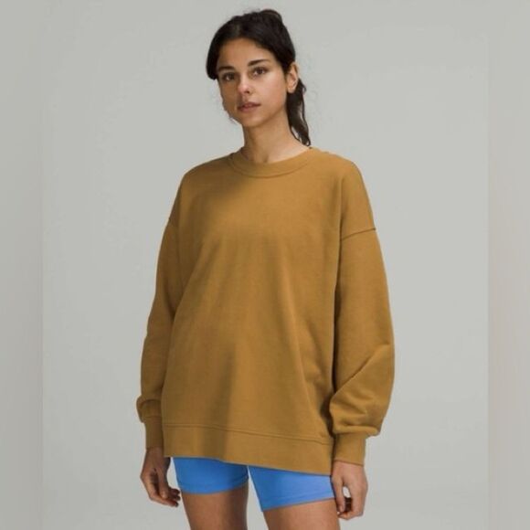 Lululemon Brown Oversized Sweatshirt Sz 10 - Picture 1 of 5